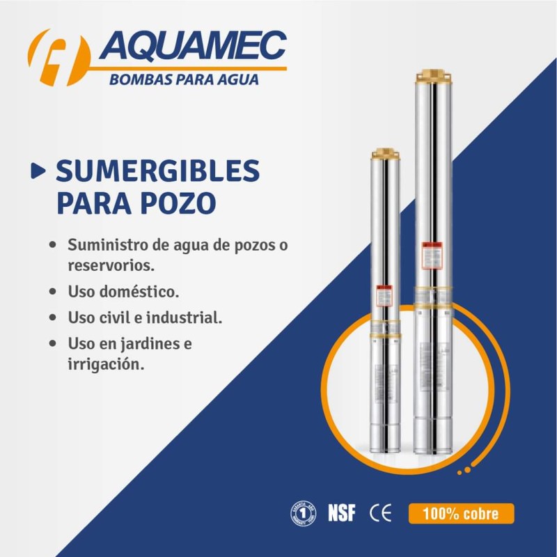 4S 50-7A Aquamec 0.5HP Monof.